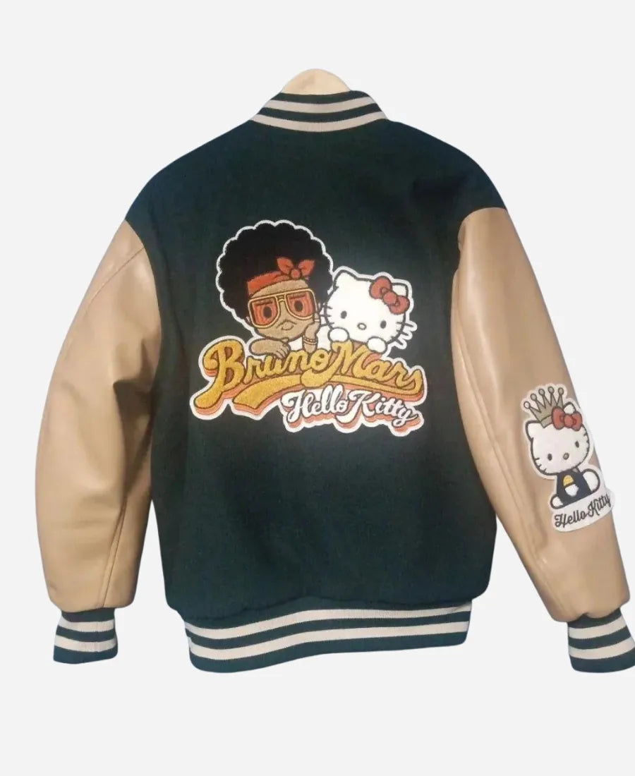 Bruno Mars x Hello Kitty Varsity Jacket