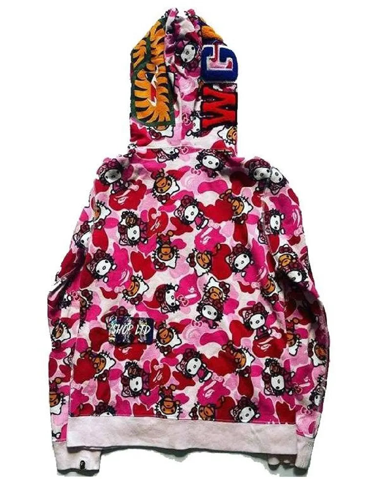 HelloKittyBapeHoodieBack