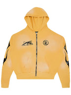 Hellstar-Sports-Yellow-Zip-Up-Hoodie