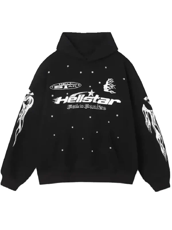 Hellstar-Studios-Records-Hoodie-Black