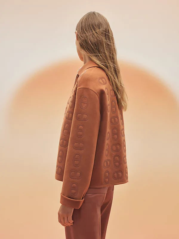 Hermes Leather Jacket For Women