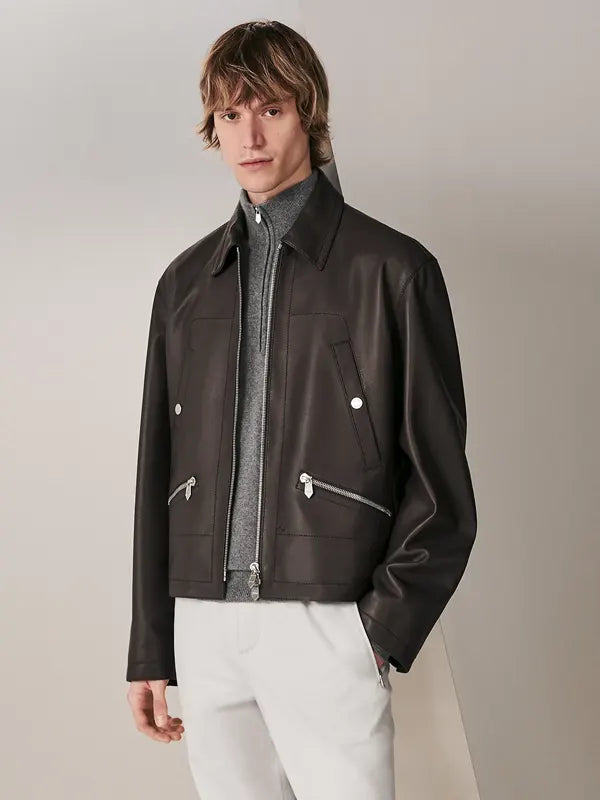 Hermes Jacket Mens Leather