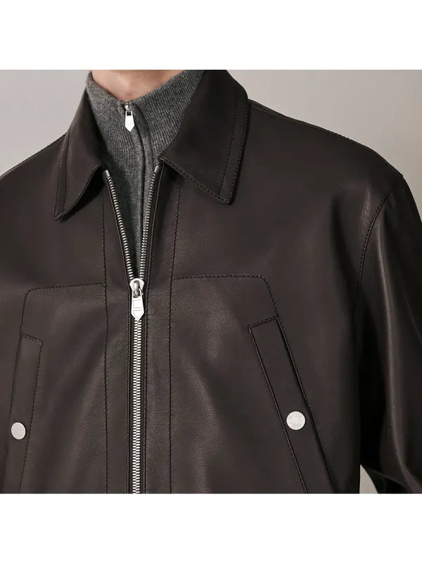 Hermes Jacket Mens Leather