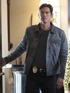 High Potential S02 Steve Howey Grey Suede Jacket