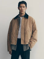 H&m Atelier Short Canvas Workwear Jacket