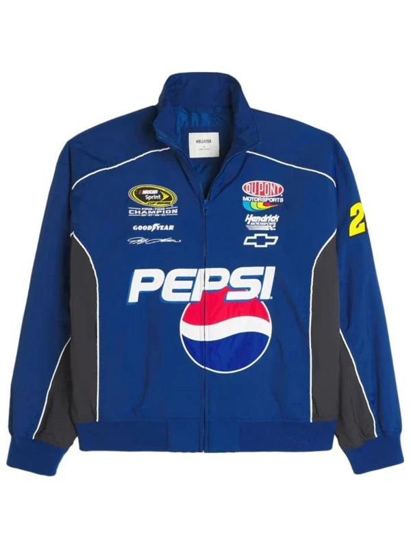 Hollister-Pepsi-NASCAR-Racing-Jacket-Blue