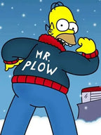Homer Simpson Mr Plow Jacket