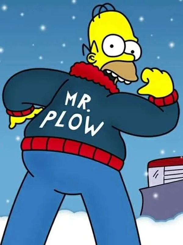 Homer Simpson Mr Plow Jacket