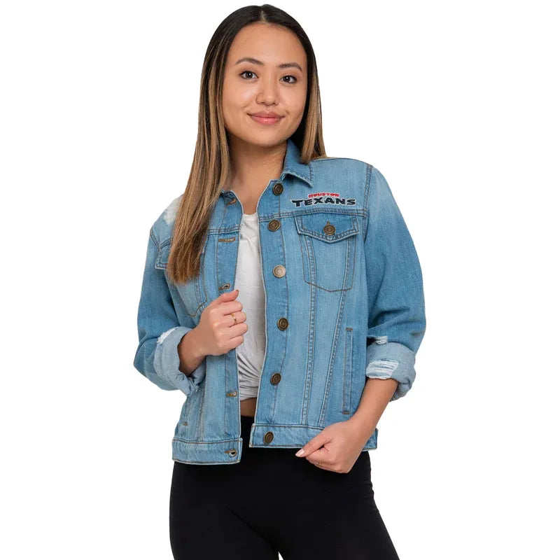 Houston Texans Jean Jacket For Sale