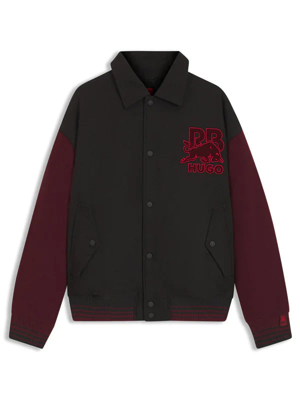 HUGO X RB BOMBER JACKET WITH BULL GRAPHICS