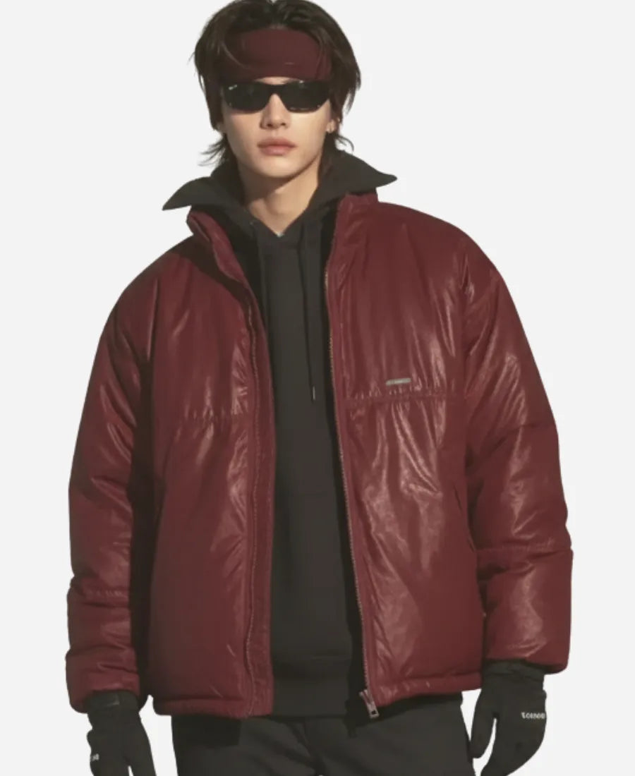 Hyunjin Stray Kids Leather Jacket