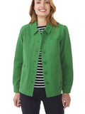 Lorna Ward Women's Green Cotton Jacket