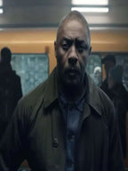Hijack S02 Idris Elba Green Cotton Coat