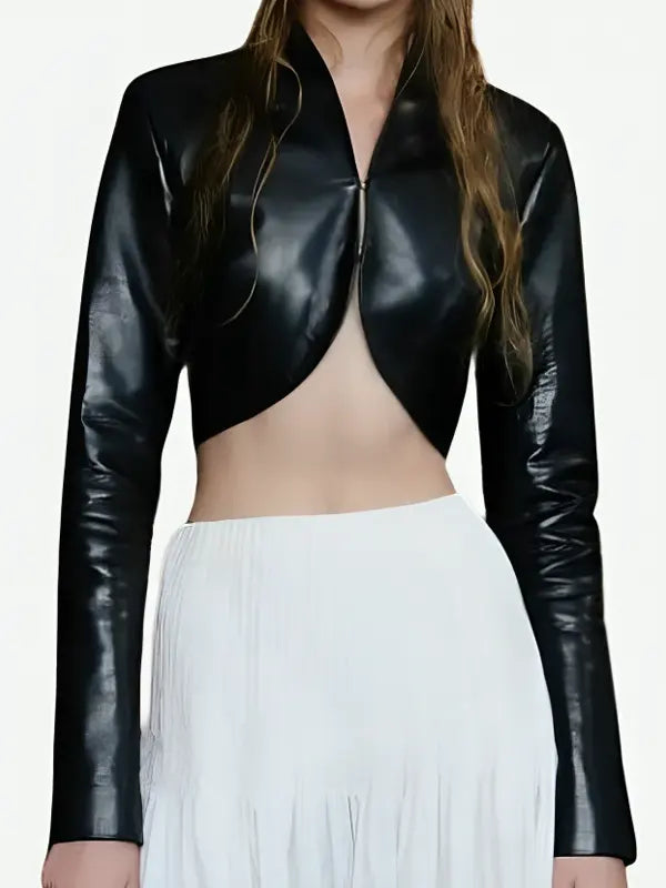 Inde Navarrette D23 Disney Event Black Cropped Jacket