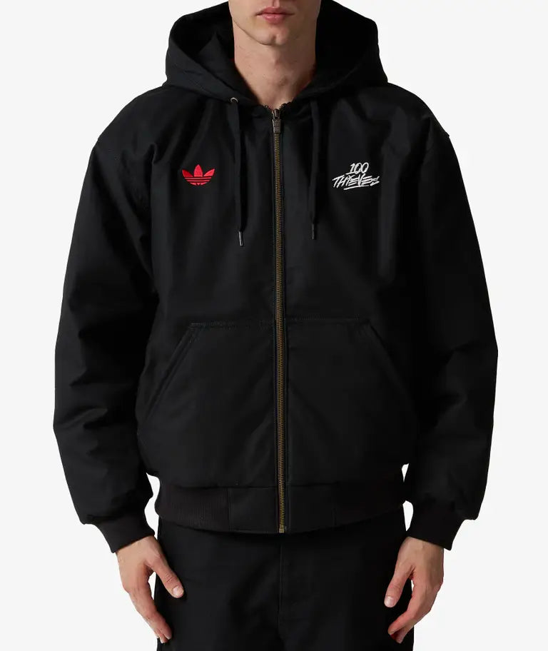 Adidas Originals x 100 Thieves Black Jacket