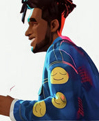 Kid Cudi Entergalactic Denim Jacket