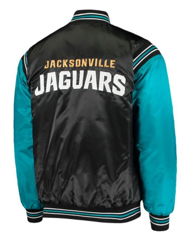 Jacksonville Jaguars Starter Black and Blue Jacket