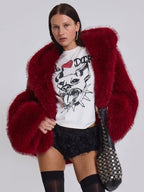 Jaded London Mara Oversized Faux Fur Coat
