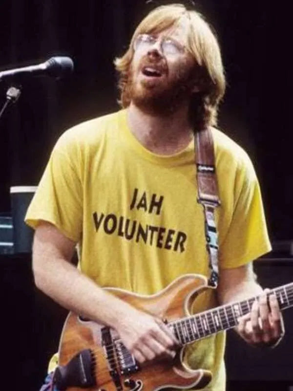 Trey Anastasio Jah Volunteer Yellow T Shirt