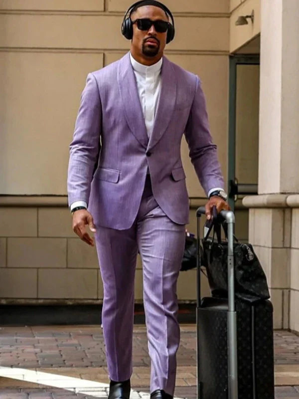 Jalen Hurts Purple Suit