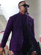 Jalen Hurts Super Bowl Purple Suit