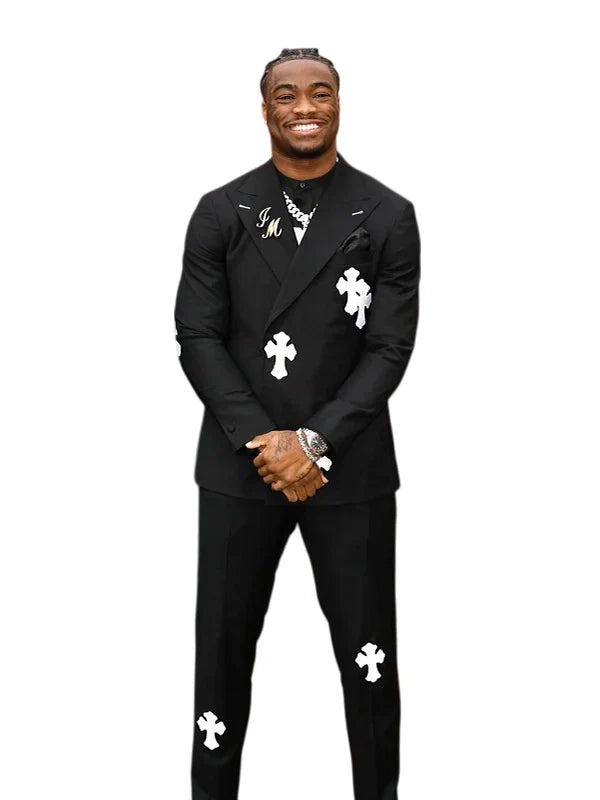 Jalen Milroe Chrome Hearts Suit For Sale