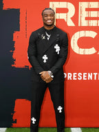 Jalen Milroe Chrome Hearts Suit