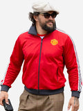 Jason Momoa Adidas Manchester United Red Track Jacket