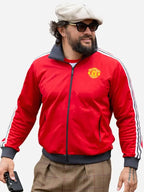 Jason Momoa Adidas Manchester United Red Track Jacket