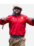 Jason Momoa Adidas Manchester United Red Track Jacket