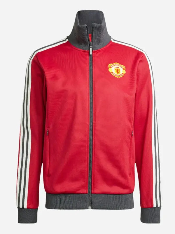Jason Momoa Adidas Manchester United Red Track Jacket