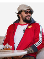 Jason Momoa Adidas Manchester United Red Track Jacket