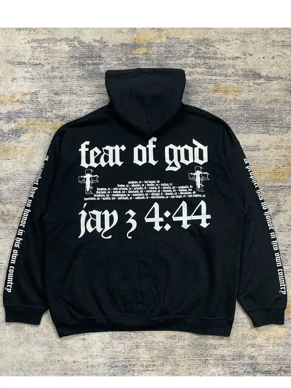 Jay Z Fear Of God Hoodie