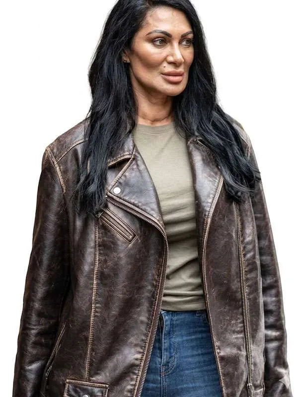 Doctor Plague Jeanine Nerissa Sothcott Leather Jacket
