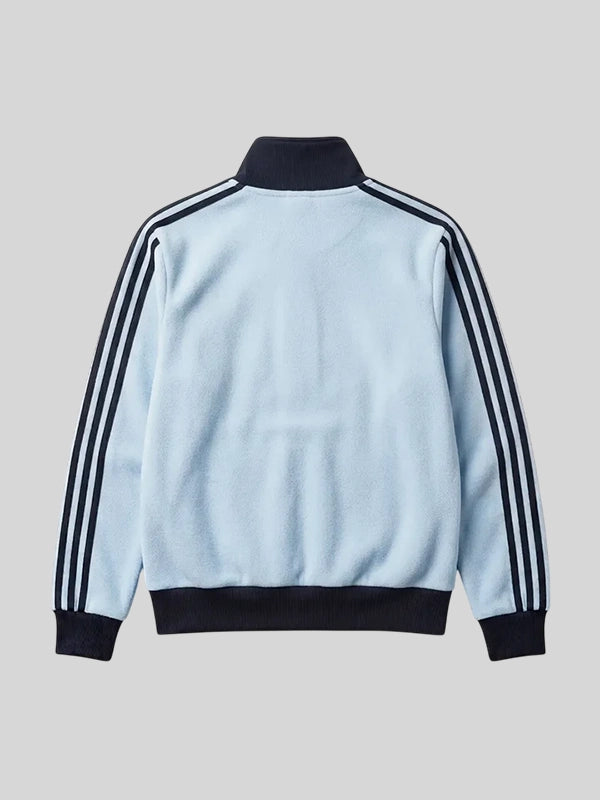 Jennie Kim Adidas SS26 White Fleece Track Jacket