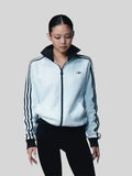 Jennie Kim Adidas SS26 White Fleece Track Jacket