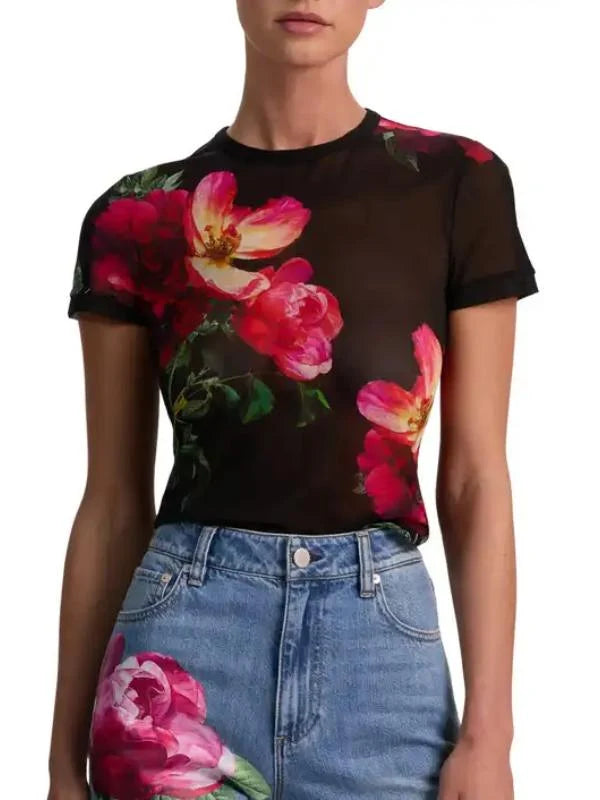 Jennifer Pedranti Real Housewives Of Oc S20 Flower Print Top