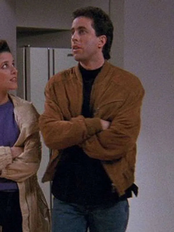 Seinfeld Jerry Seinfeld Brown Bomber Jacket