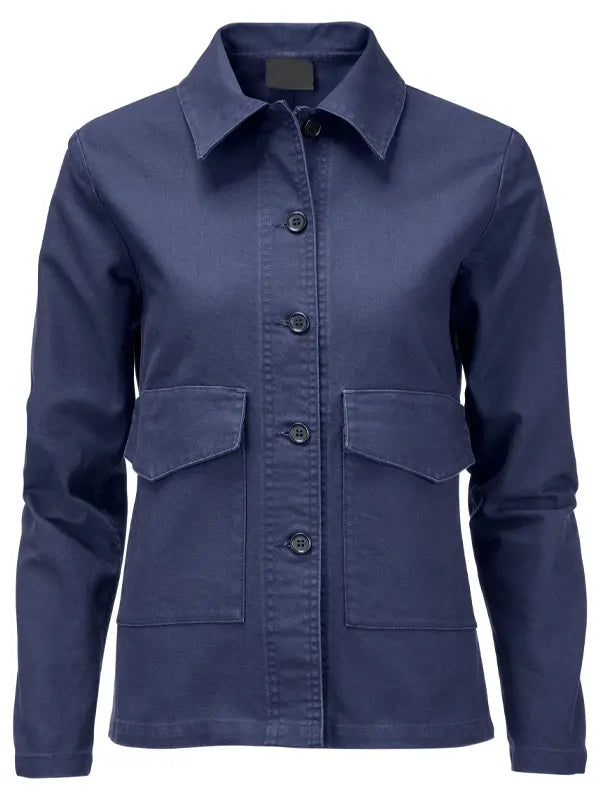 Valentin Pfeffer Dark Blue Women's Cotton Jacket
