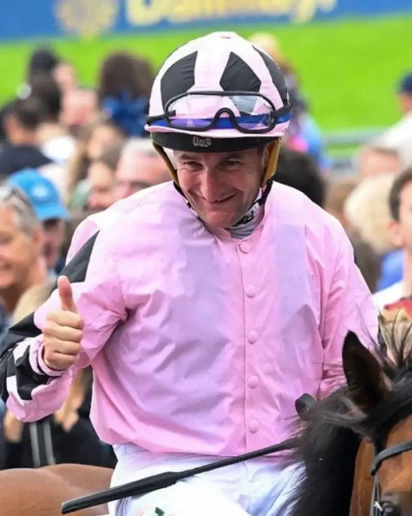Jockey Shane Foley Dallmayr Cup 2026 Pink Jacket