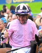 Jockey Shane Foley Dallmayr Cup 2026 Pink Jacket