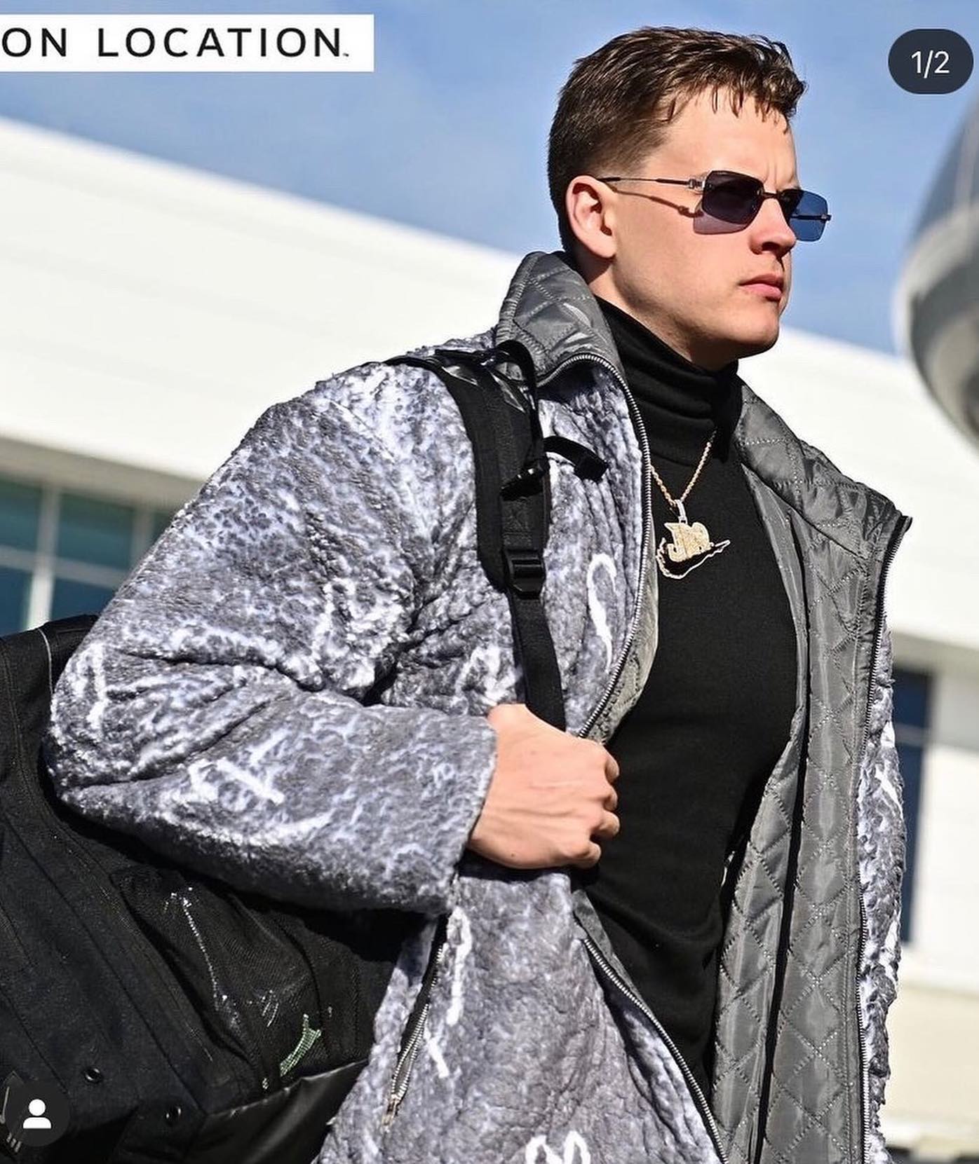 Joe Burrow Fur Coat For Sale