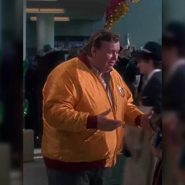 John-Candy-Home-Alone-Kenosha-Kickers-Yellow-Bomber-Jacket