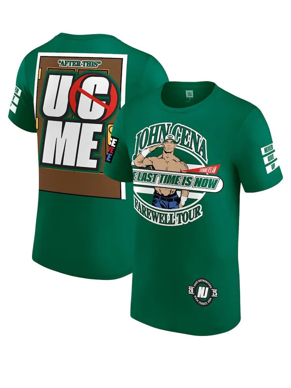 John Cena Farewell Tour Shirt Green