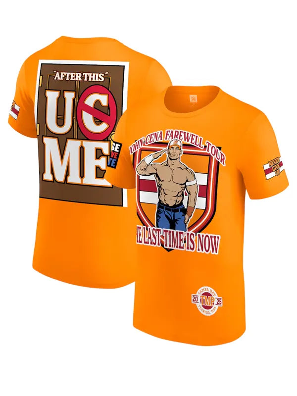 John Cena Farewell Tour Shirt Orange