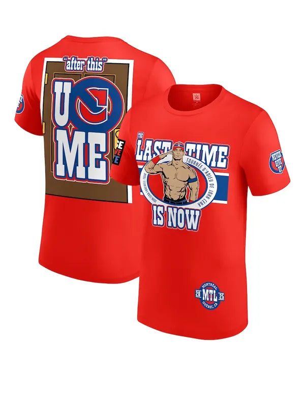 John Cena Farewell Tour Shirt Red