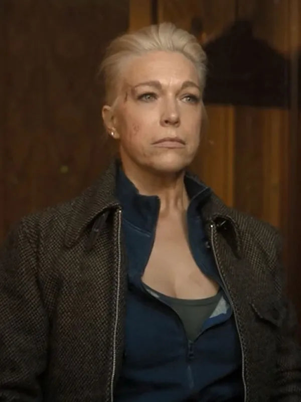 Ride Or Die S01 Hannah Waddingham Brown Jacket