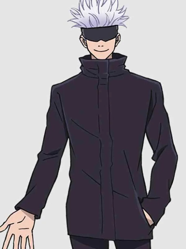 Jujutsu Kaisen Satoru Gojo Black Cotton Jacket