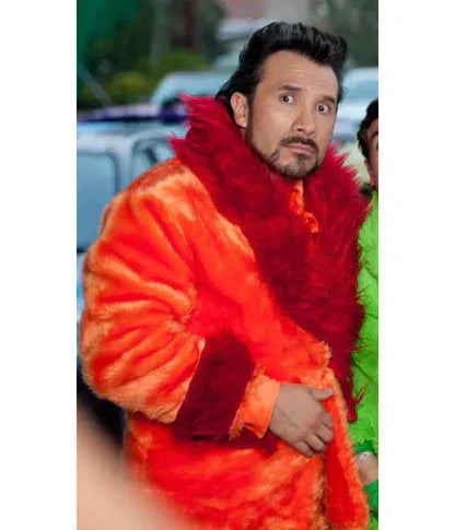 Junior-P.-Luche-La-familia-P.-Luche-Orange-Fur-Coat