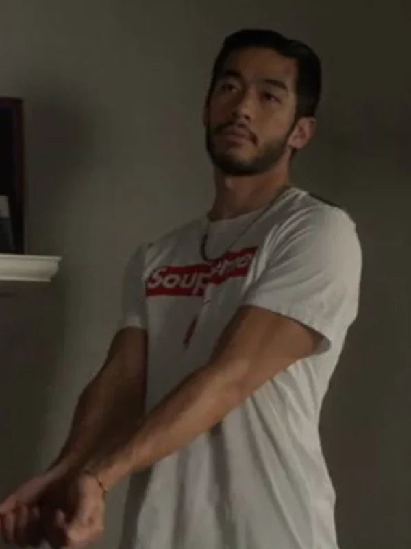 Justin-Chien-TV-Series-The-Brothers-Sun-2024-Charles-Sun-Soupreme-White-T-Shirt